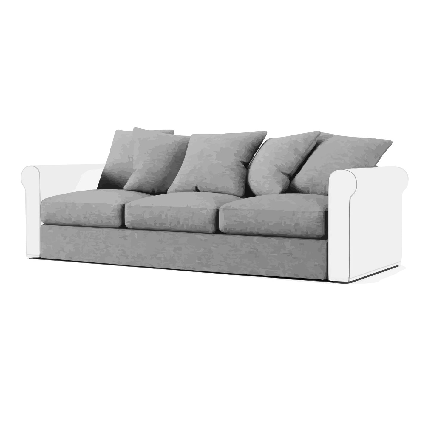 Gronlid 3 Seater Sofa Section Cover