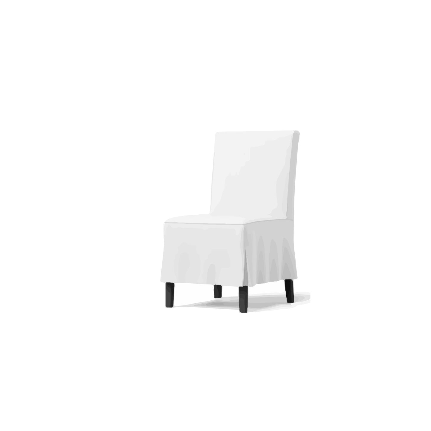 Henriksdal Dining Chair Mid Length Cover
