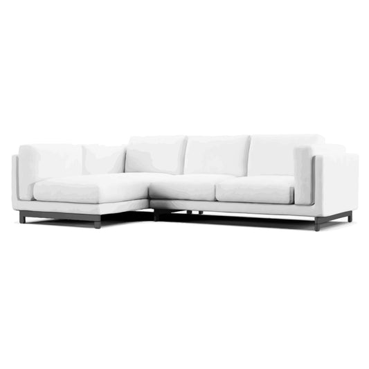Nockeby 2 Seater Sofa Left Chaise Cover