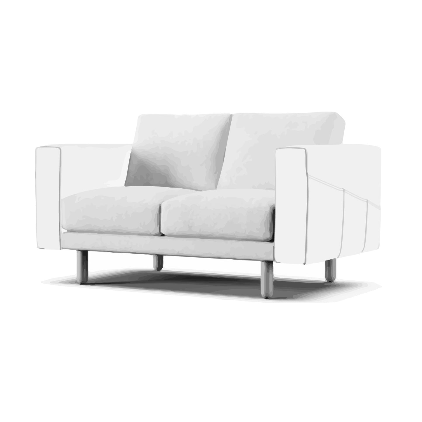 Norsborg 2 Seater Sofa Section Only Cover